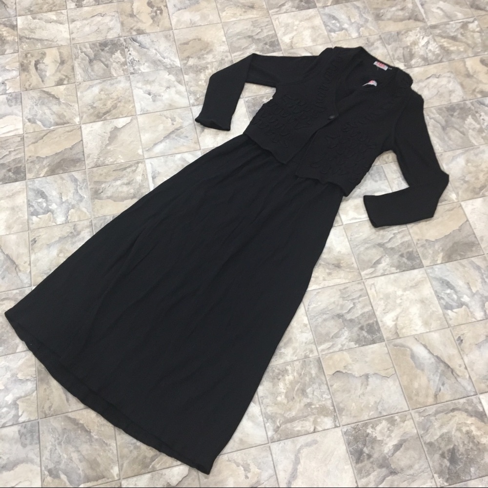 VINTAGE FADS maxi dress with vest